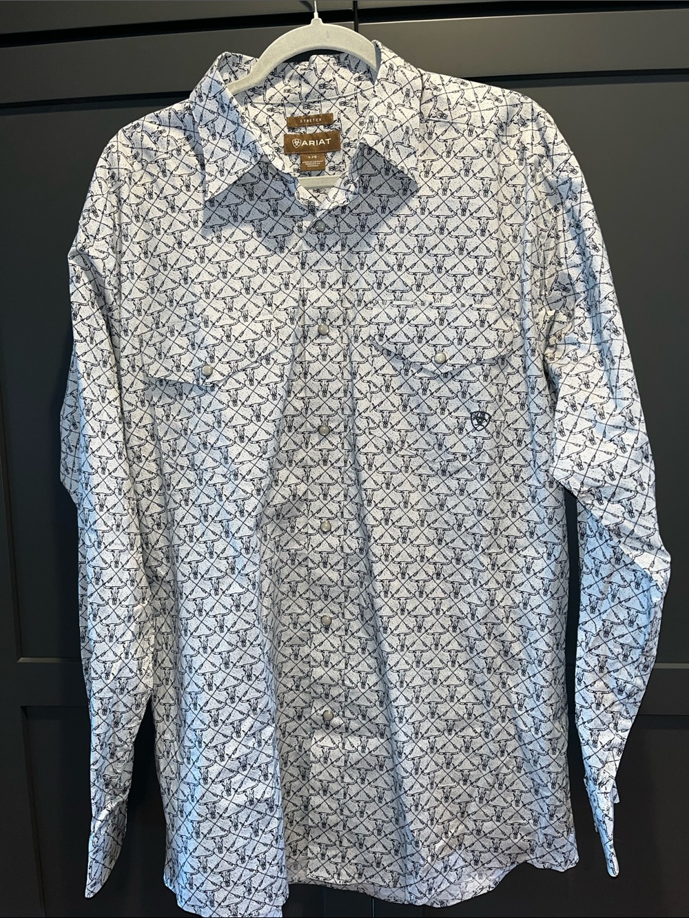 Ariat Kale Stretch Classic Long-sleeve Pearl Button Shirt - Picture 4 of 6